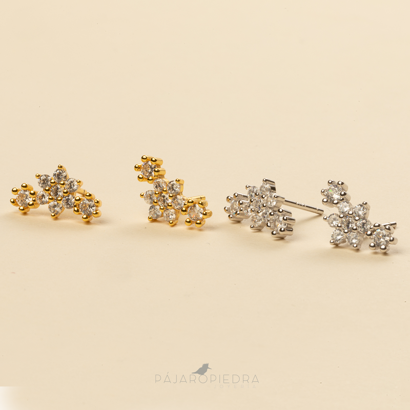 Aretes 3 Flores