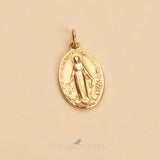 Medalla Virgen milagrosa ovalada  (Fine Jewelry)