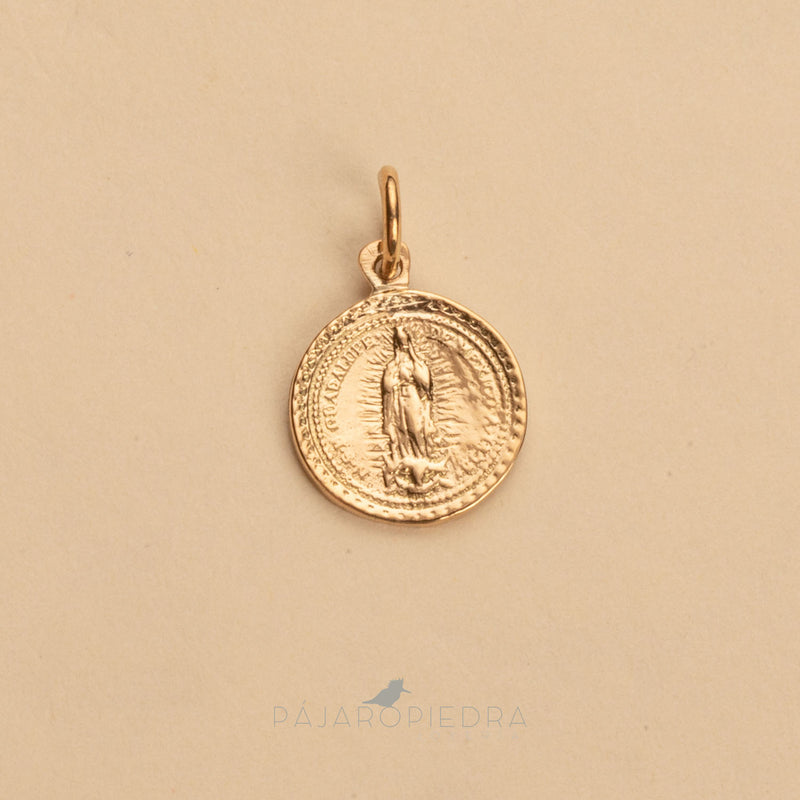 Medalla Virgen Redonda Mini oro (Fine Jewelry)