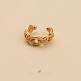 Ear Cuff eslabón, oro  (Fine Jewelry)