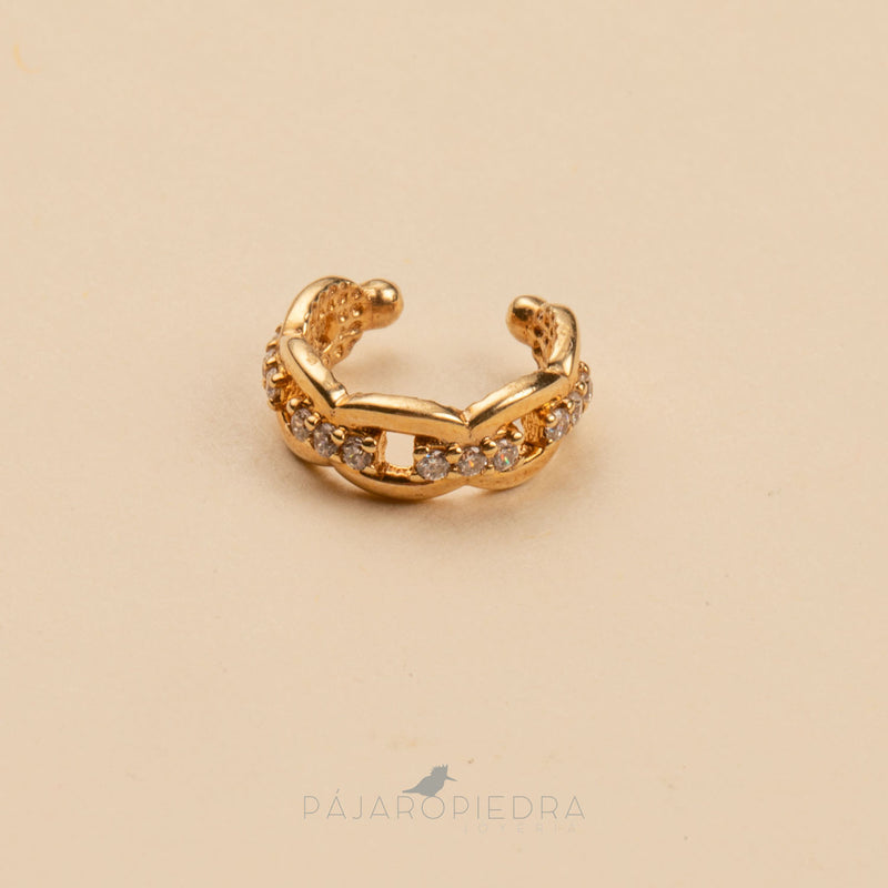 Ear Cuff eslabón, oro  (Fine Jewelry)