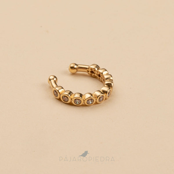Ear Cuff dots, oro  (Fine Jewelry)